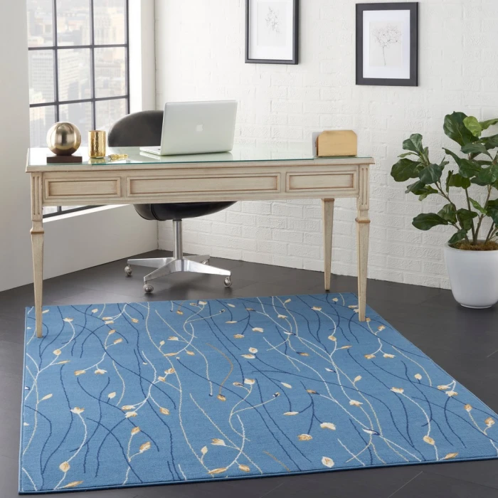 Nourison Grafix Area Rug GRF15-Light Blue