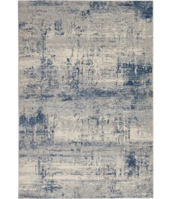 Nourison Home Rustic Textures RUS10 Ivory Blue 6 ft. X 9 ft. Area Rug