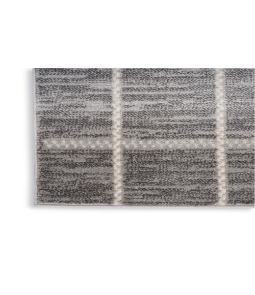 Nourison Serenity Home Grey Ivory SRH05 9 ft. X 12 ft. Rectangle Rug