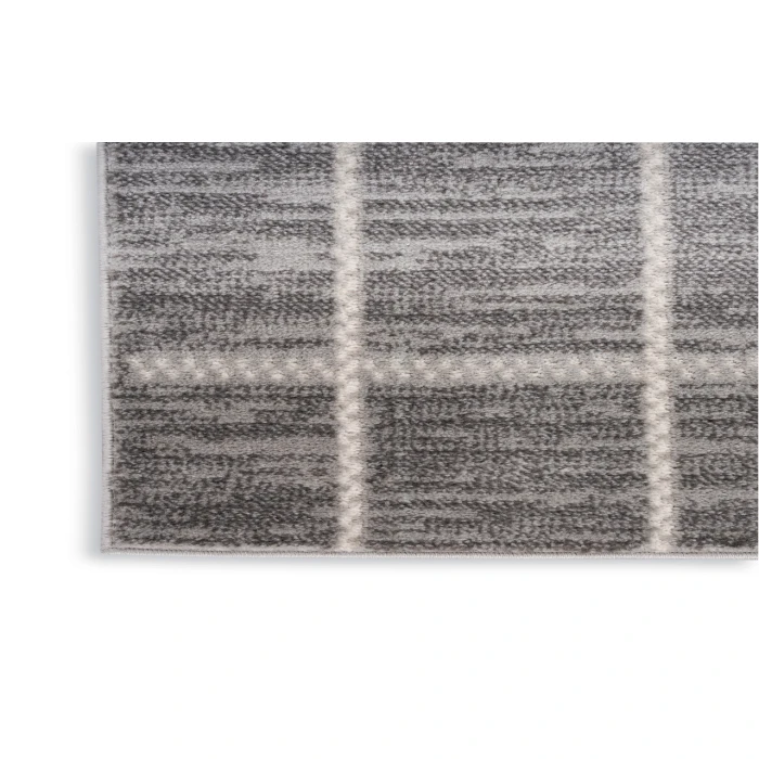 Nourison Serenity Home Grey Ivory SRH05 9 ft. X 12 ft. Rectangle Rug