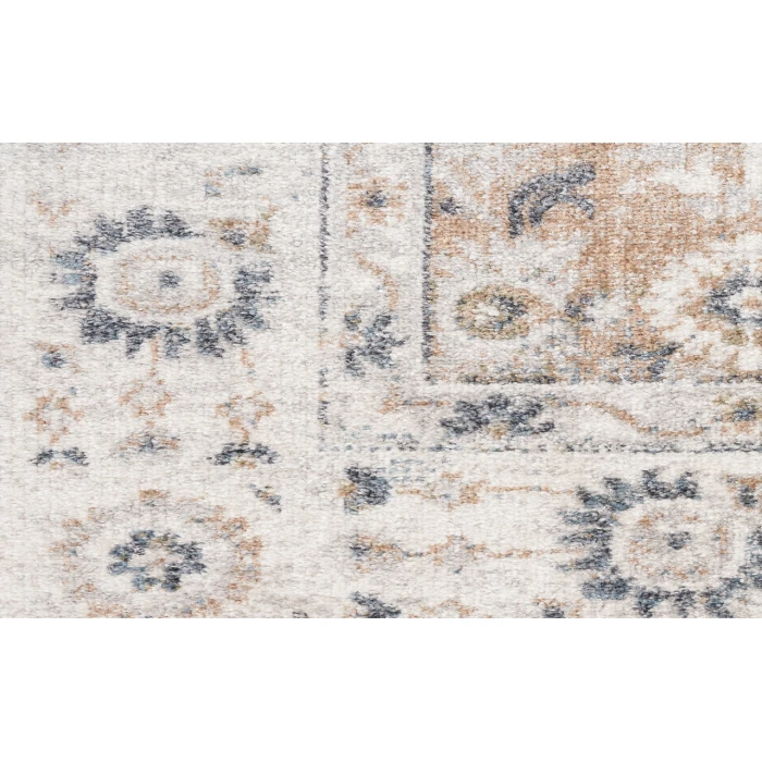 Nourison Astra Machine Washable Silver Taupe ASW16 2 ft. X 6 ft. Rectangle Rug