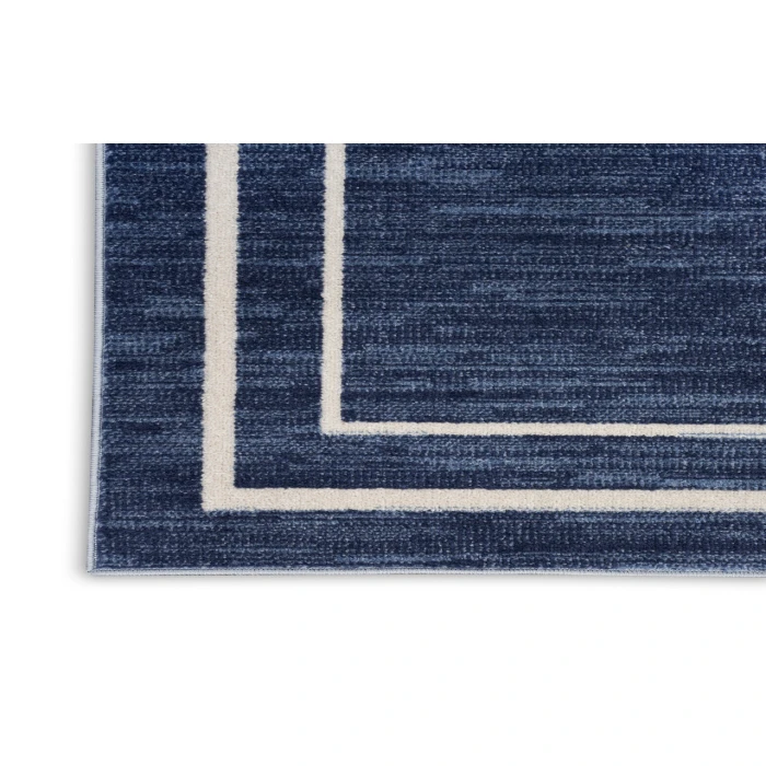 Nourison Nourison Essentials Navy Ivory NRE02 7 ft. X 10 ft. Rectangle Rug