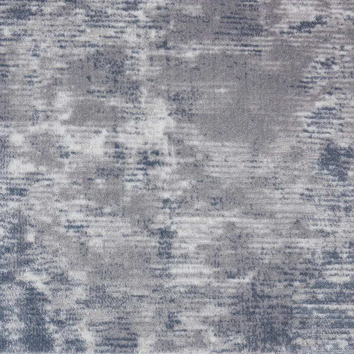 Nourison Rustic Textures Grey RUS05 6 ft. X 9 ft. Rect. Rug