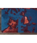 Nourison Prismatic Area Rug PRS13 Blue/Flame 8'6" x 11'6"
