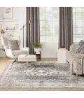 Nourison Quarry Grey/Ivory QUA07 7 ft. X 10 ft. Rect. Rug