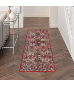 Nourison Home Fulton FUL05 Red 2 ft. 3 in. X 7 ft. 6 in. Area Rug
