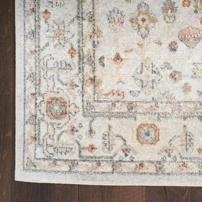 Nourison Astra Machine Washable Area Rug ASW11 Grey/Multi