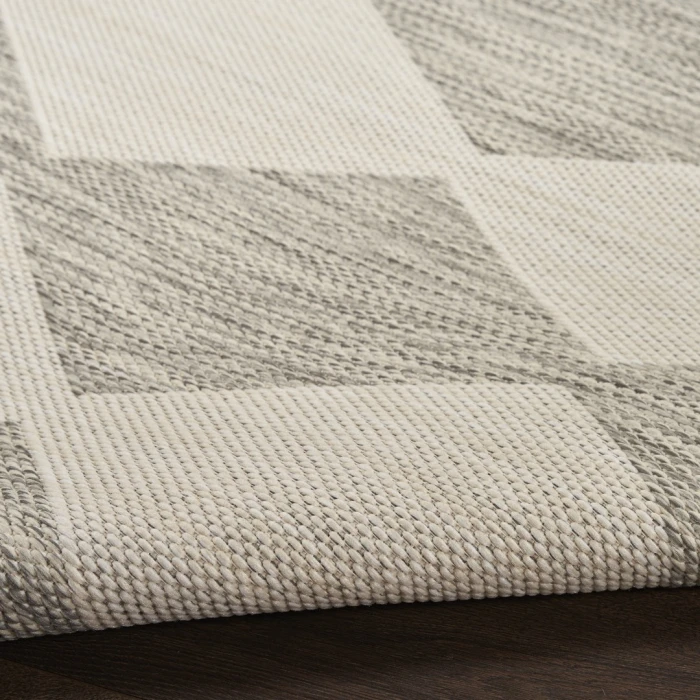 Nourison Positano Light Grey POS04 10ft. x 14ft. Rect. Rug