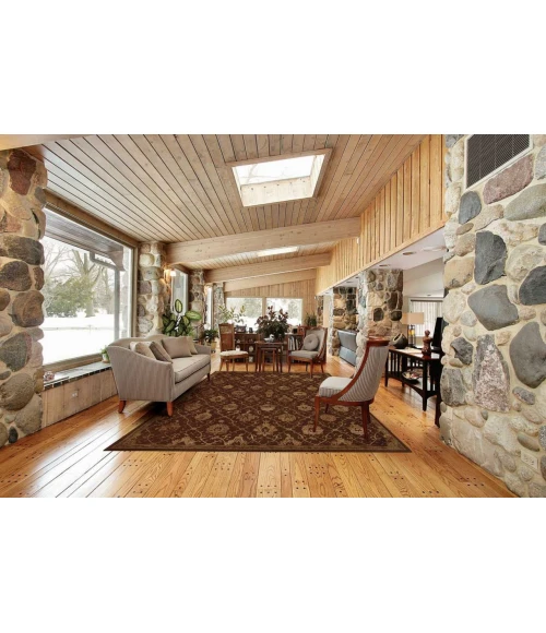 Nourison Home Regal Brown REG05 8ft.6in. x 11ft.6in. Rect. Rug