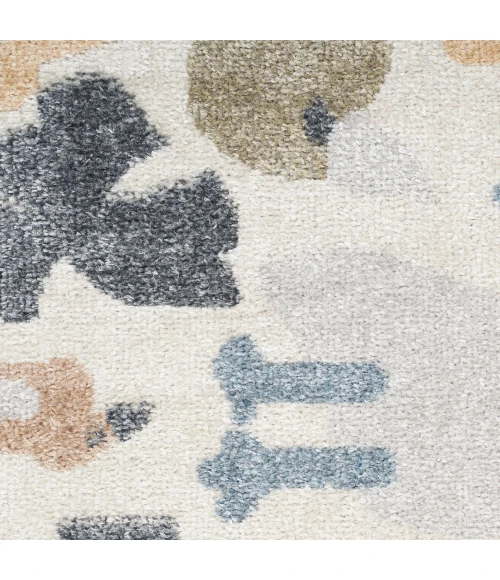 Nourison Astra Machine Washable Area Rug ASW01 Ivory