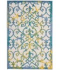 Nourison Aloha Area Rug ALH21-Ivory Blue
