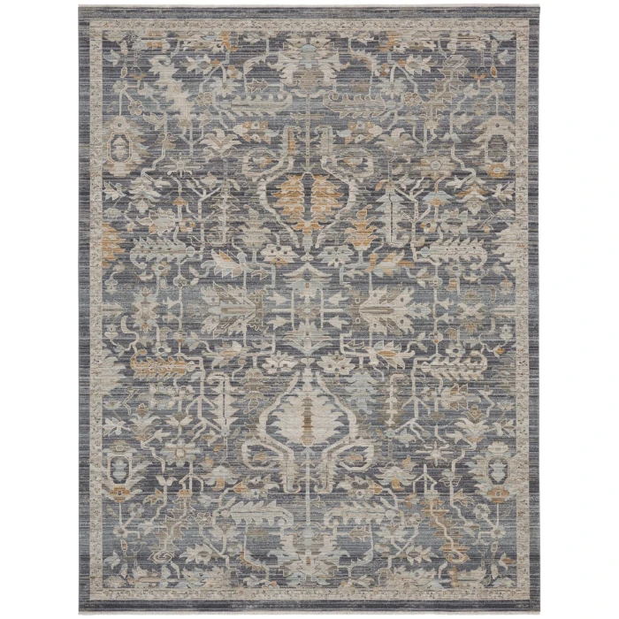 Nourison Lynx Navy Multicolor LNX02 9 ft. X 11 ft. Rect. Rug