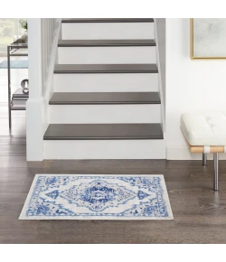 Nourison Home Whimsicle WHS14 Ivory Blue 2 ft. X 3 ft. Area Rug