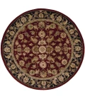 Nourison 2000 Round Area Rug 2002-Burgundy