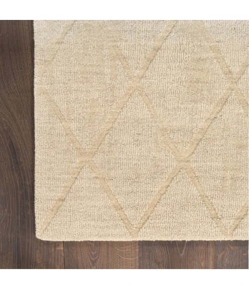 Nourison Wool Haven Beige WOH01 2 ft. X 6 ft. Rect. Rug