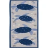 Nourison Home Aloha ALH27 Navy Blue 2 ft. X 6 ft. Area Rug