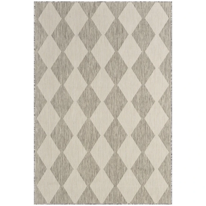Nourison Positano Light Grey POS04 4 ft. X 6 ft. Rect. Rug