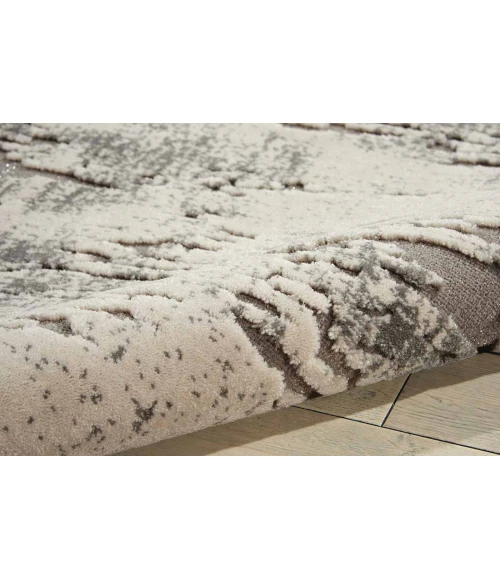 Michael Amini Gleam Area Rug MA602 Ivory/Grey