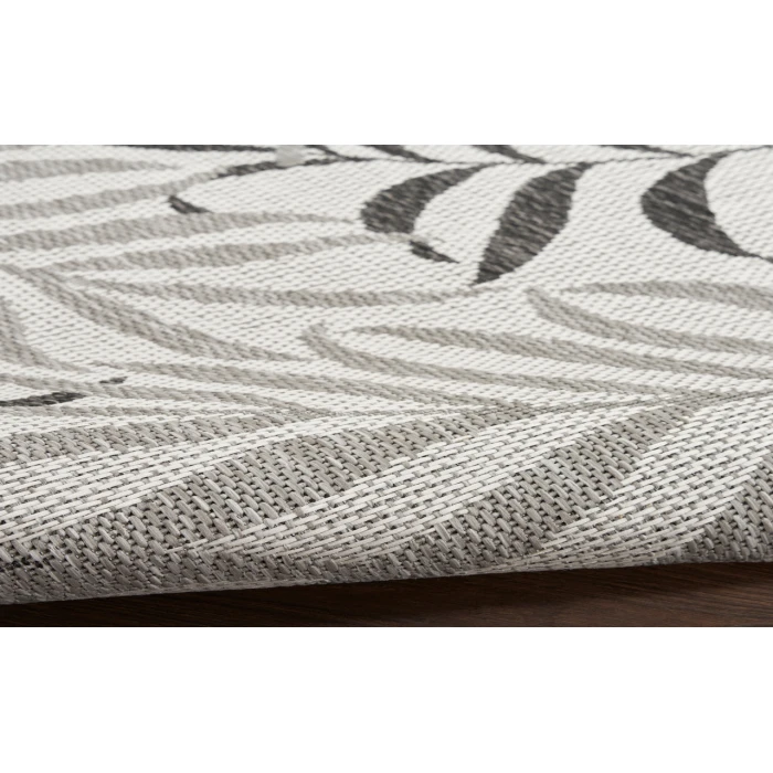 Nourison Garden Oasis Grey GOA01 4 ft. X 6 ft. Rectangle Rug
