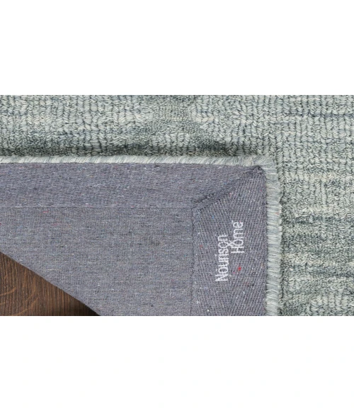 Nourison Wool Haven Blue WOH01 5 ft. 3 in. X 7 ft. 3 in. Rectangle Rug