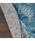Nourison Tranquil Round Area Rug TRA02-Turquoise