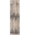 Nourison Tangra Cream Grey TNR05 8 ft. Rect. Rug