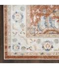 Nourison Astra Machine Washable Rust Ivory ASW20 4 ft. X 6 ft. Rect. Rug