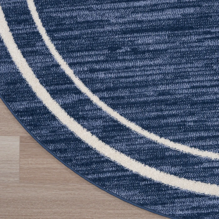 Nourison Nourison Essentials Area Rug NRE02 Navy/Ivory