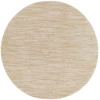 Nourison Home Nourison Essentials NRE01 Ivory Gold 4 ft. Round Area Rug