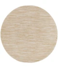 Nourison Home Nourison Essentials Ivory Gold NRE01 4 ft. Round Rug