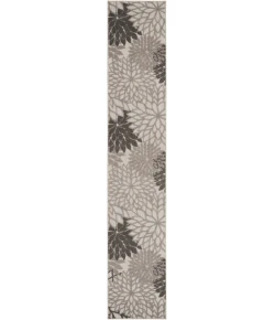 Nourison Home Aloha ALH05 Silver Grey 2 ft. 3 in. X 10 ft. Area Rug