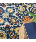 Nourison Allur Area Rug ALR03-Navy Multicolor
