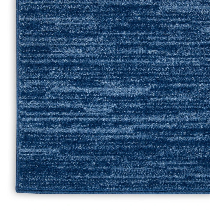 Nourison Essentials Navy Blue Area Rug NRE01-Navy Blue