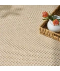 Nourison Tulum Cream TLM03 5 ft. 3 in. X 7 ft. Rect. Rug