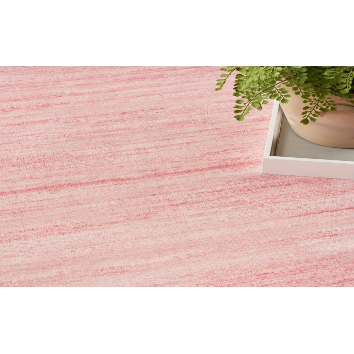 Nourison Washable Essentials Pink WAE01 7 ft. 10 in. X 9 ft. 10 in. Rectangle Rug
