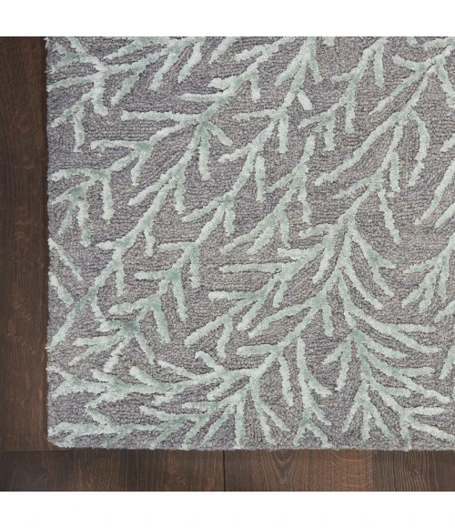 Michael Amini Ma30 Star Area Rug SMR03 Slate/Teal 4' x 6'