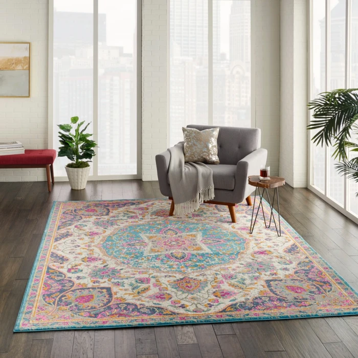 Nourison Passion Area Rug PSN22-Ivory/Multi