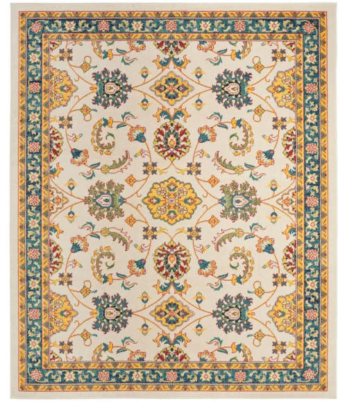 Nourison Home Nourison Essentials Ivory Gold NRE05 8 ft. X 10 ft. Rectangle Rug