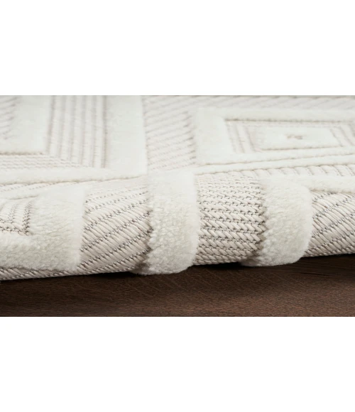 Nourison Versatile Ivory White NRV01 10 ft. X 14 ft. Rectangle Rug