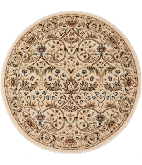 Nourison Home Walden Ivory WAL03 3ft.9in. x Round Round Rug