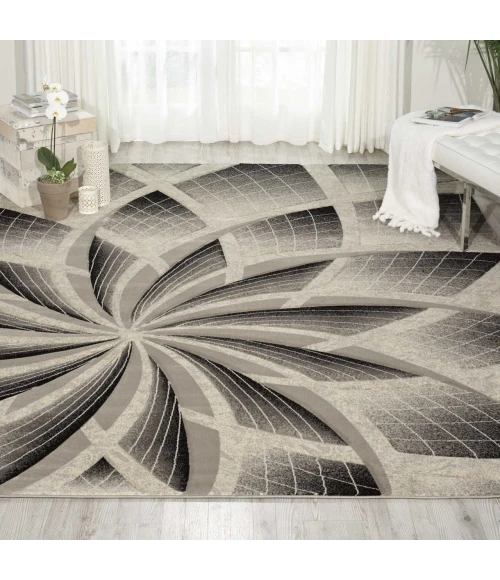 Nourison Home Soho Grey SOH03 3ft.9in. x 5ft.9in. Rect. Rug