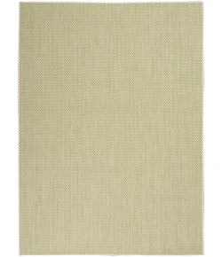 Nourison Home Courtyard COU01 Ivory Green 5 ft. X 7 ft. Area Rug