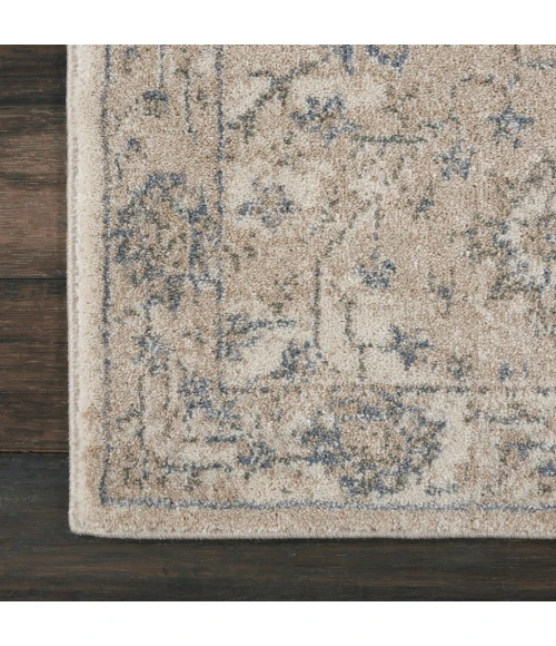 kathy ireland Home Moroccan Celebration Area Rug KI384-Ivory/Sand