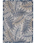 Nourison Aloha Area Rug ALH18-Ivory/Navy