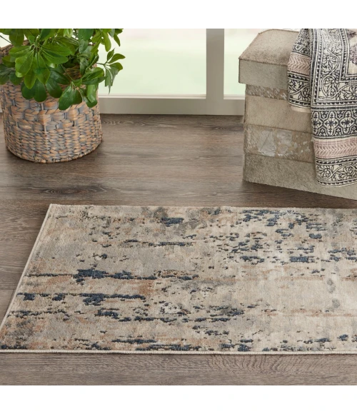 Nourison Quarry Beige Grey QUA01 2 ft. X 4 ft. Rect. Rug