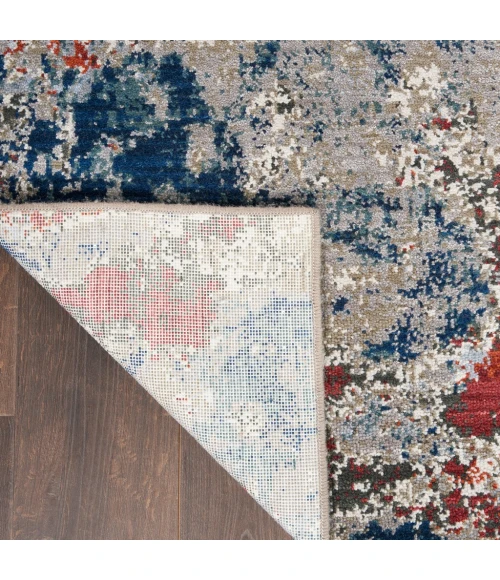 Nourison Artworks Area Rug ATW01-Navy/Brick
