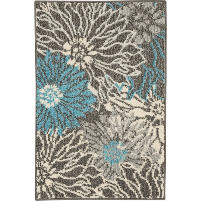 Nourison Passion Area Rug PSN17-Charcoal/Blue