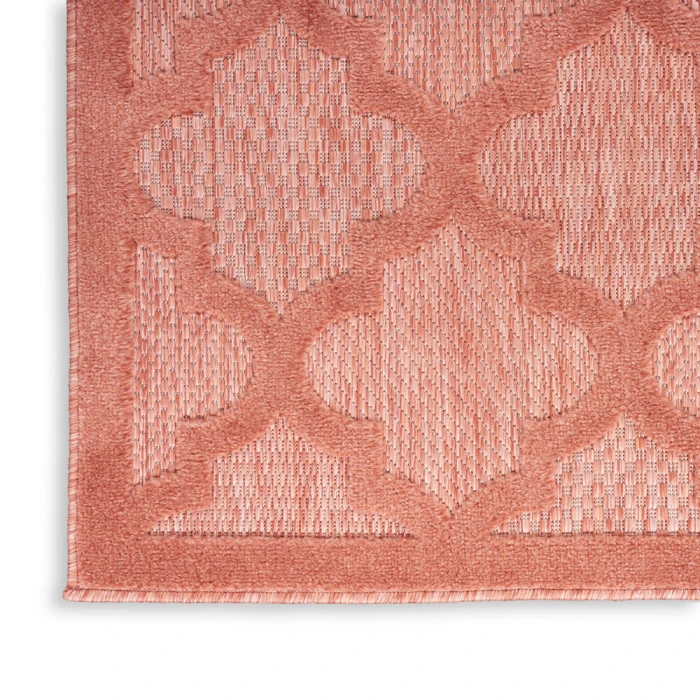 Nourison Easy Care Area Rug NES01 Coral/Orange