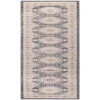 Nourison Home Serenity Home SRH01 Ivory Blue 2 ft. 2 in. X 7 ft. 6 in. Area Rug