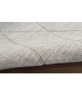 Nourison Wool Haven Grey WOH01 5 ft. 3 in. X 7 ft. 3 in. Rectangle Rug